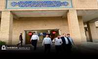بازدید دکتر بوستانی از درمانگاه چذابه و بیمارستان بستان